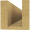 Ekena Millwork 4in. W x 4in. H x 24in. L Durham Woodgrain TimberThane Rafter Tail, Primed Tan RFTUR04X04X24DURRCPR - alternate 4